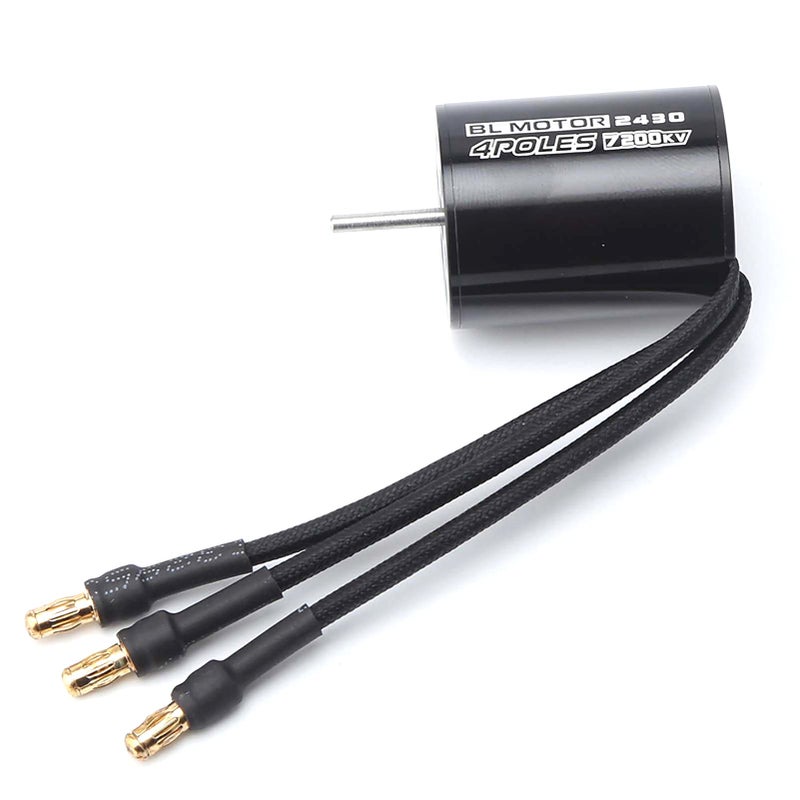 GoolRC 2430 7200KV 4P Sensorless Brushless Motor with 25A Brushless ESC?Electric Speed Controller? for 1/16 1/18 RC Car Truck - Image 2